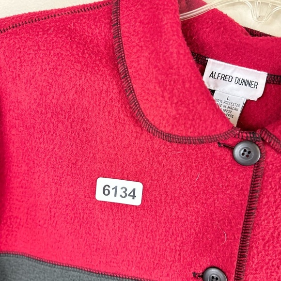 Alfred Dunner large fleece jacket 25 p2p 28” length. Preowned. - Picture 2 of 4